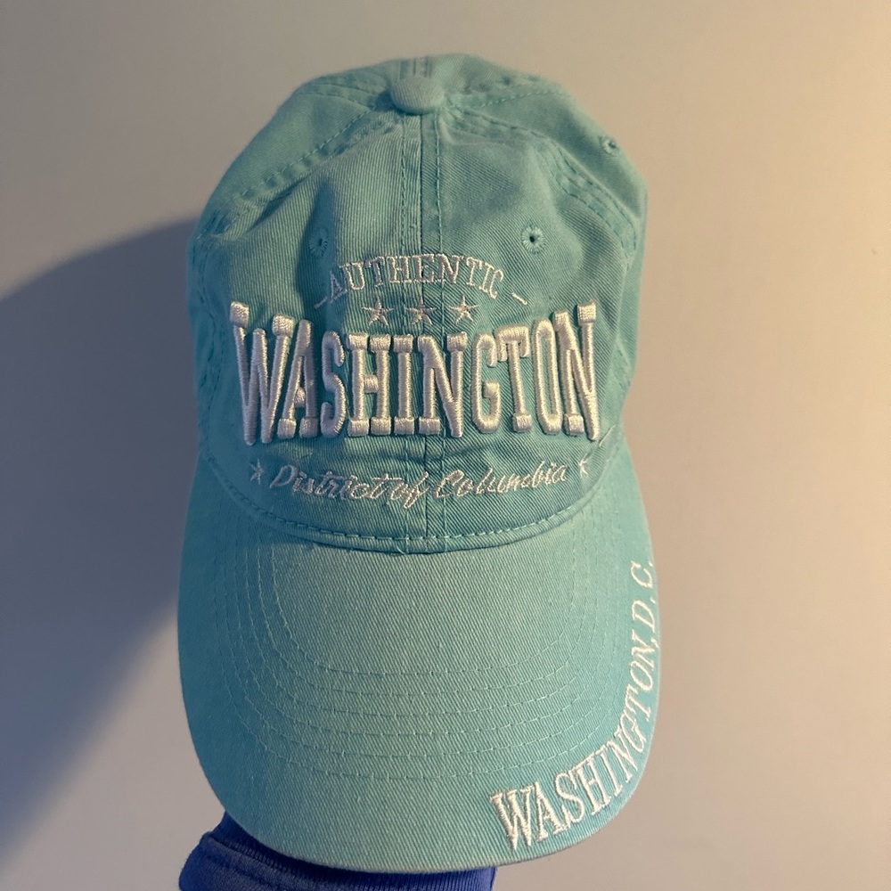 Teal Washington D.C. Cap